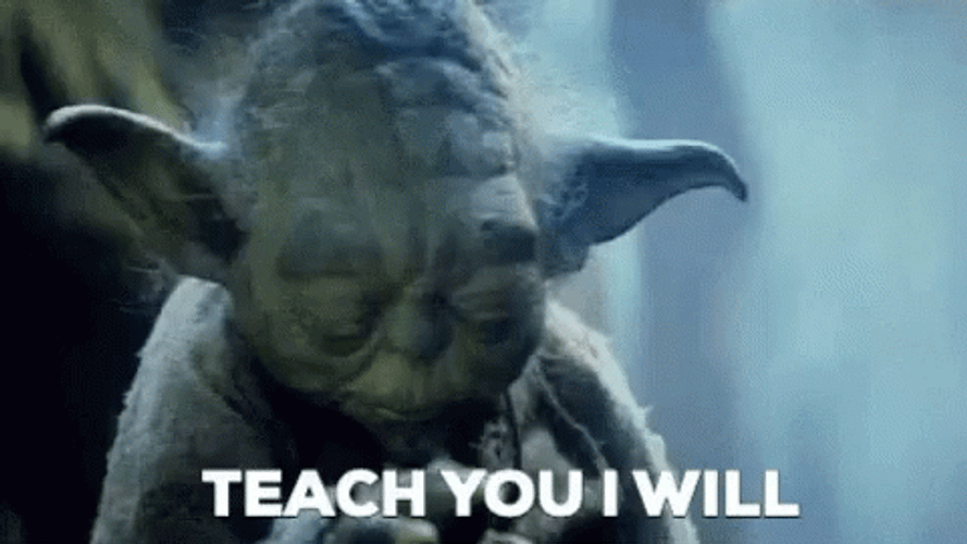 Teacher Yoda Star Wars GIF