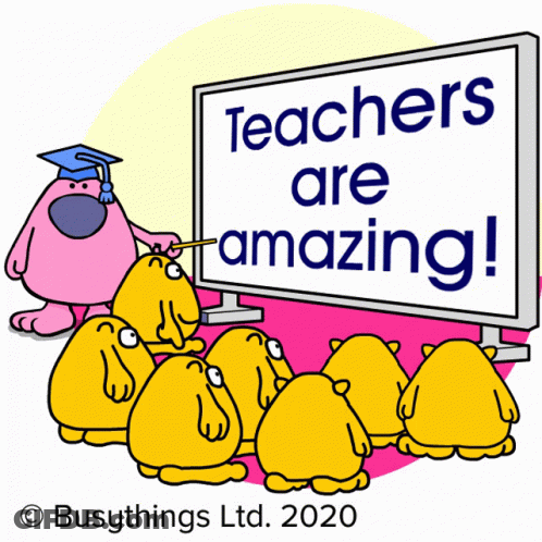 Teachers Are Amazing Sign GIF