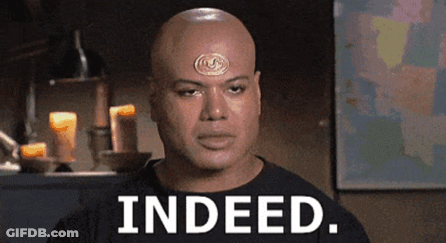 Teal'c Speaking Agreeing Indeed GIF