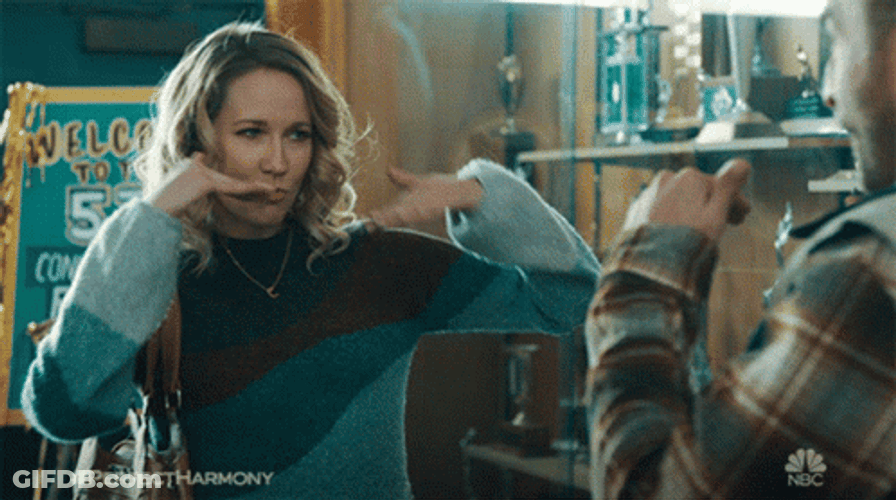 Team Building Man And Woman Gimme Five GIF