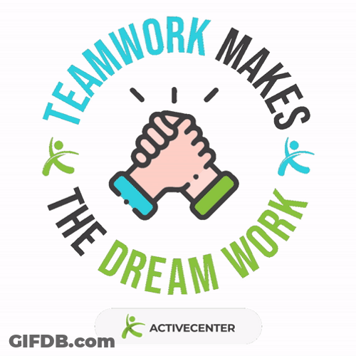 Team Building Two Hands Sign Of Unity GIF
