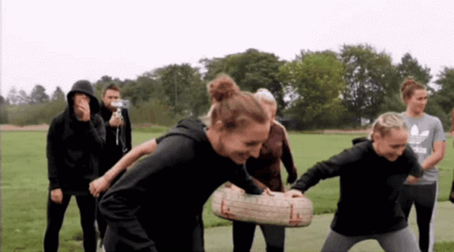 Team Building Various Games Played GIF