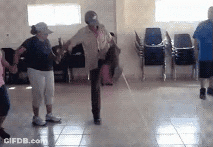 Team Building Woman Failed To Jump GIF