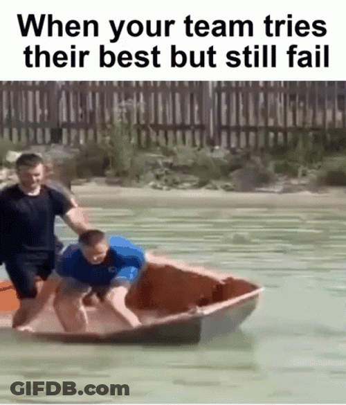 Team Effort Epic Fail GIF