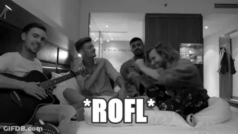 Team Feuerherz Rolling On Floor Laughing GIF