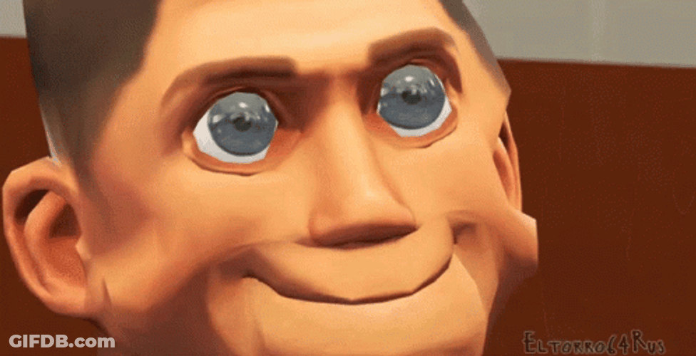 Team Fortress 2 Creepy Smile GIF