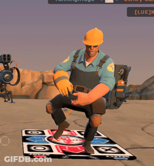 Team Fortress 2 Dance Dance Revolution GIF