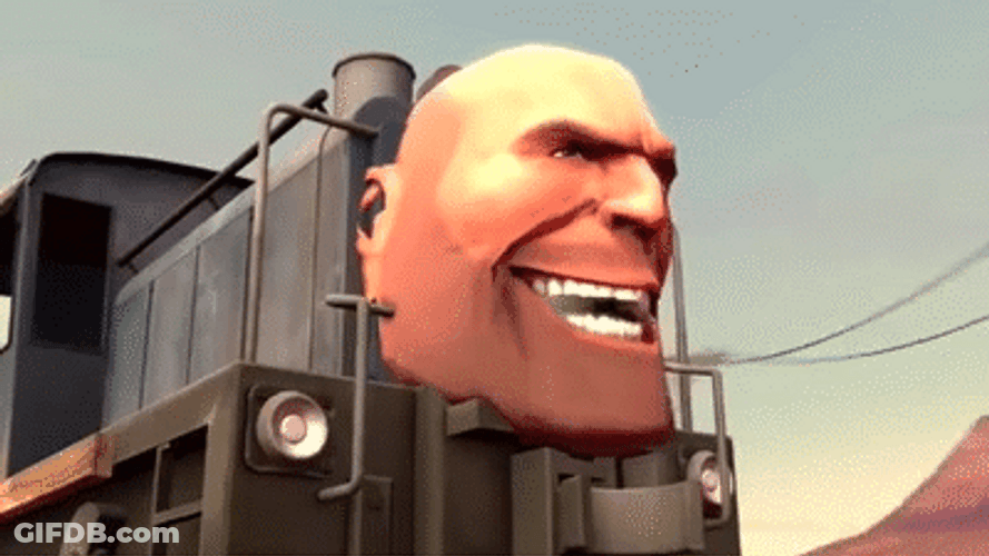 Team Fortress 2 Heavy Train GIF