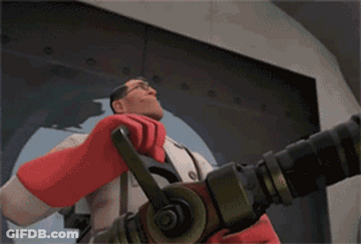 Team Fortress 2 Medic Eyebrow Raise GIF