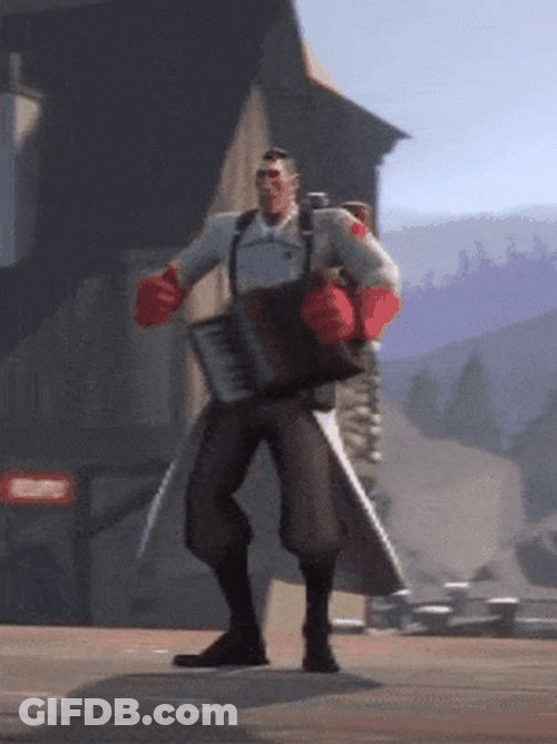Team Fortress 2 Medic Squeezebox GIF