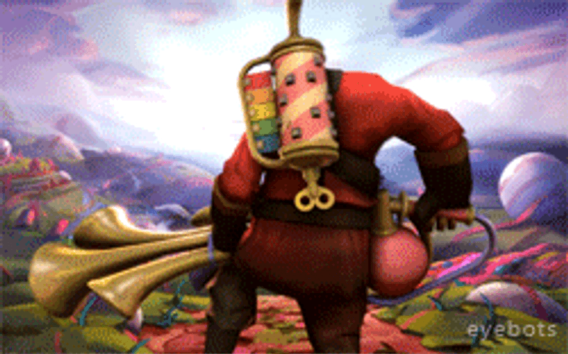 Team Fortress 2 Pyro Walking In A Field GIF