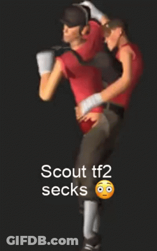 Team Fortress 2 Scout Carrying Another Scout GIF