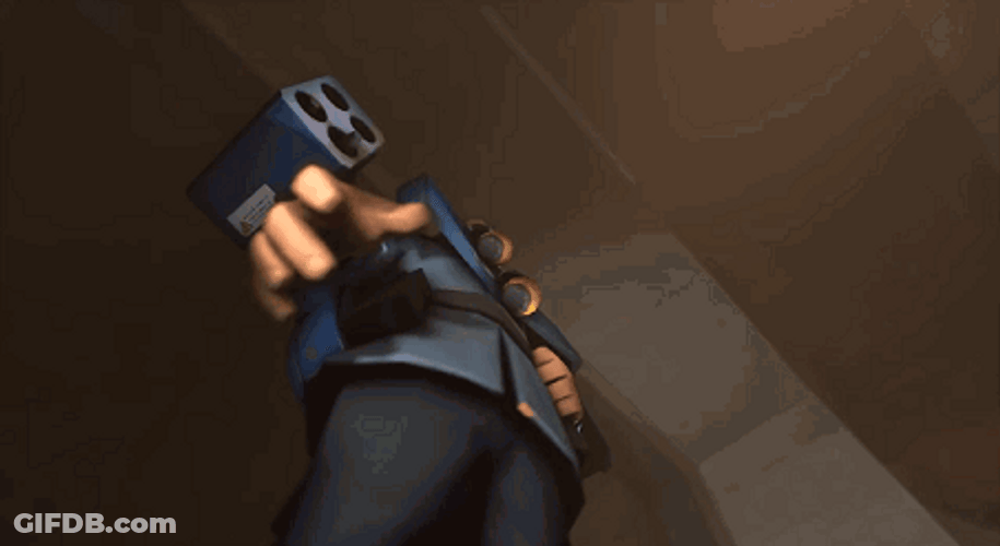 Team Fortress 2 Scout Dodging GIF