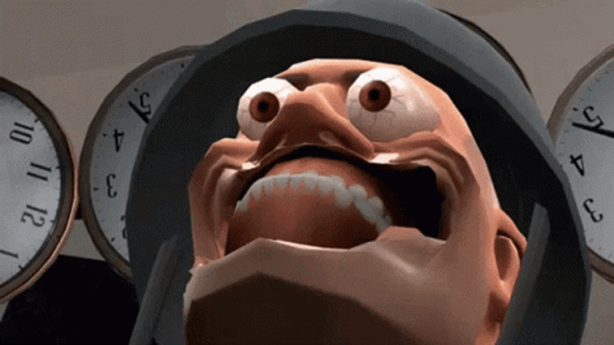 Team Fortress 2 Soldier Panicking GIF