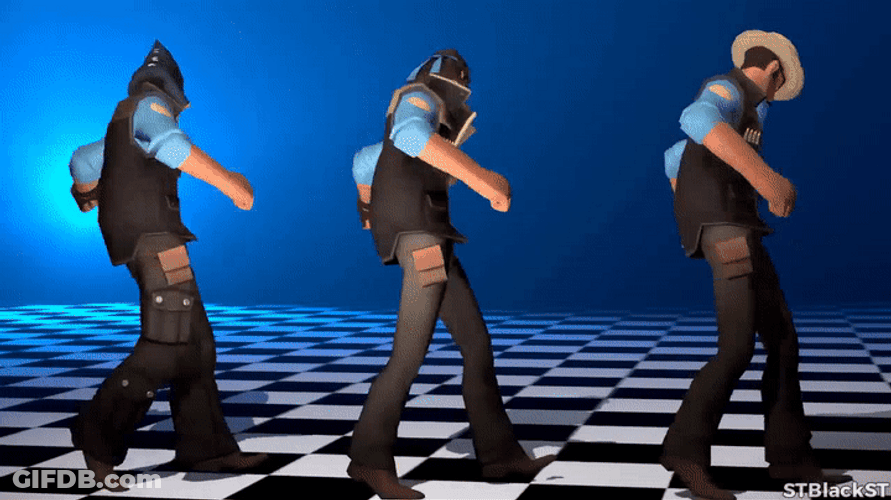 Team Fortress Sniper Dance GIF