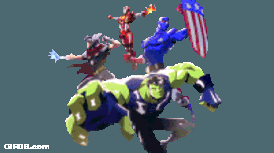 Team Pose Iron Lad Sticker GIF