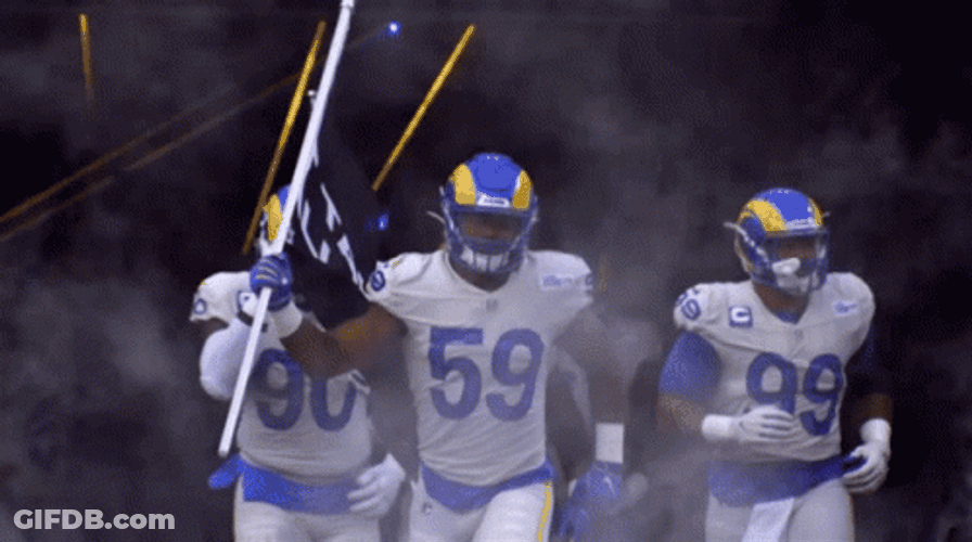 Team Rams Players GIF
