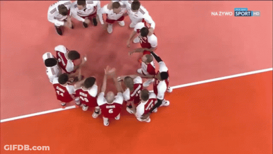 Team Spirit High Five GIF