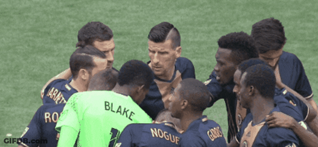 Team Up Huddle Plan GIF