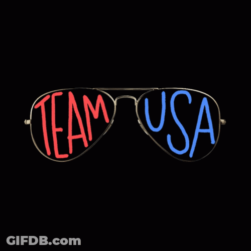 Team Usa Sunglass Fireworks GIF