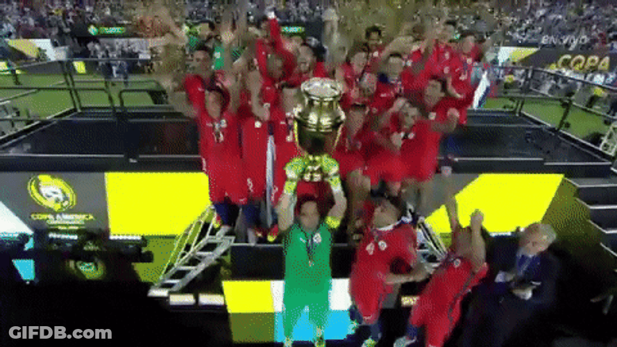 Team Winning Trophy Celebration GIF