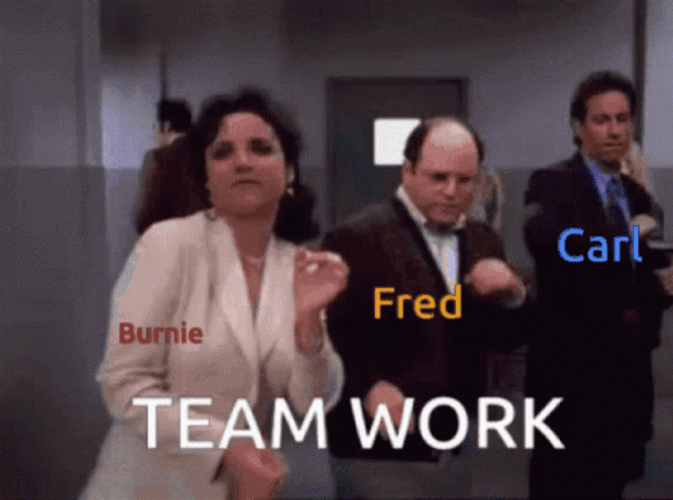 Team Work Dance High Five GIF