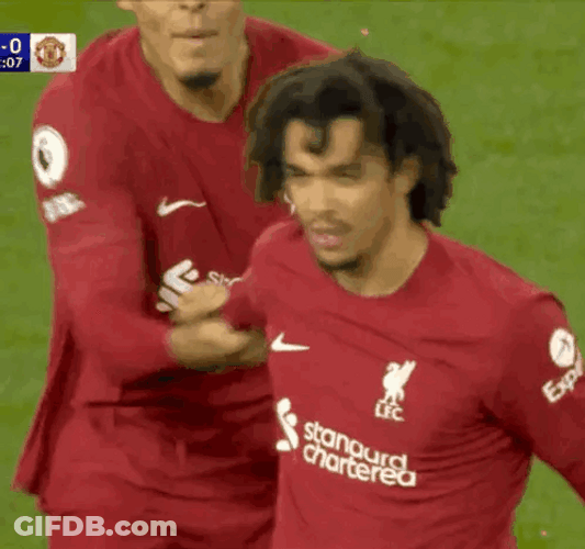 Teammate Hug Darwin Núñez GIF