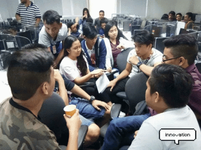 Teams Of Students In Collaboration GIF