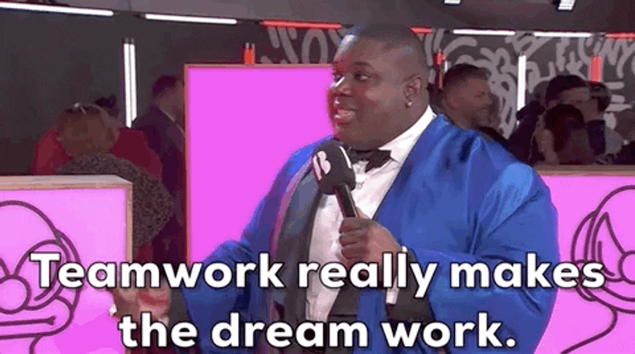 Teamwork Makes The Dream Work Brits Award GIF