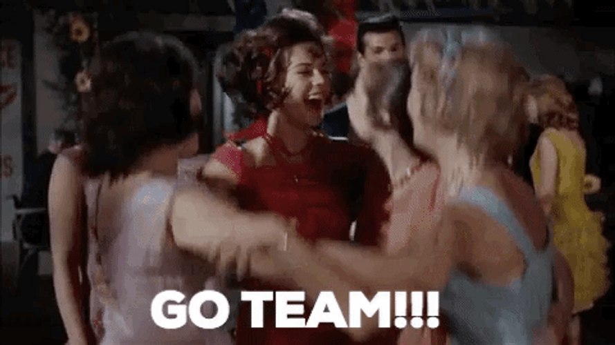 Teamwork Makes The Dream Work Go Team GIF