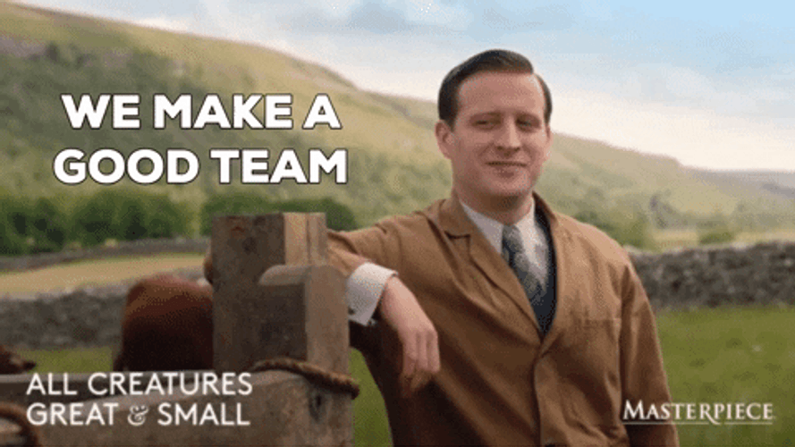 Teamwork Makes The Dream Work Good Team GIF