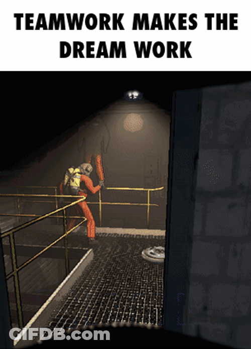 Teamwork Makes The Dream Work Lethal Company GIF
