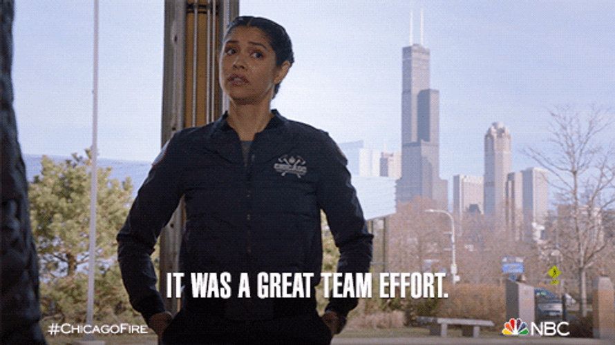 Teamwork Makes The Dream Work Miranda Mayo GIF