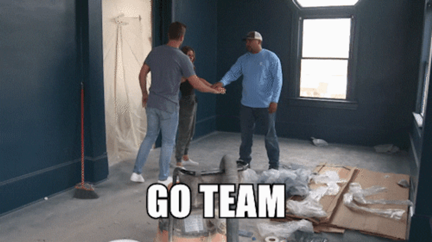 Teamwork Makes The Dream Work Team Bachelorette GIF
