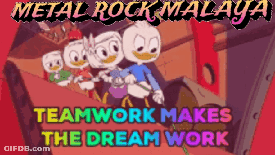 Teamwork Meme Ducks Working Together GIF