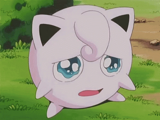 Tearful Pokemon Jigglypuff GIF