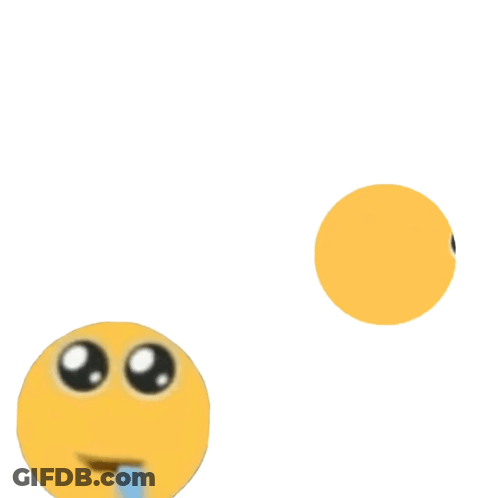 Tearful Smiley Face GIF