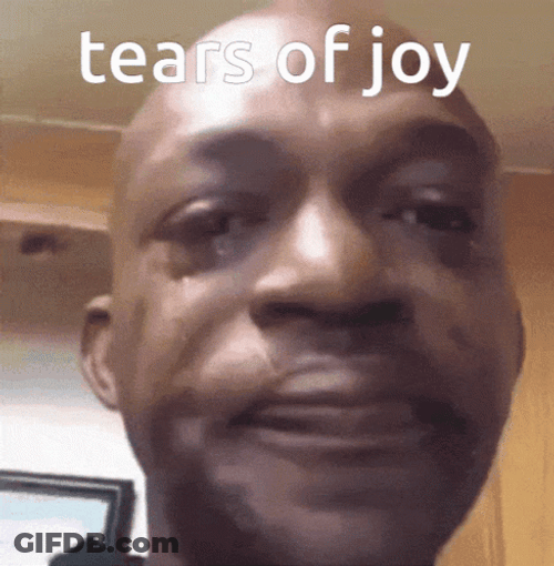 Tears Of Joy Funny Meme GIF