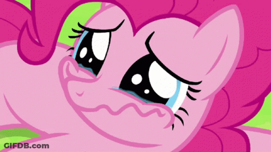 Tears Pinkie Pie My Little Pony GIF