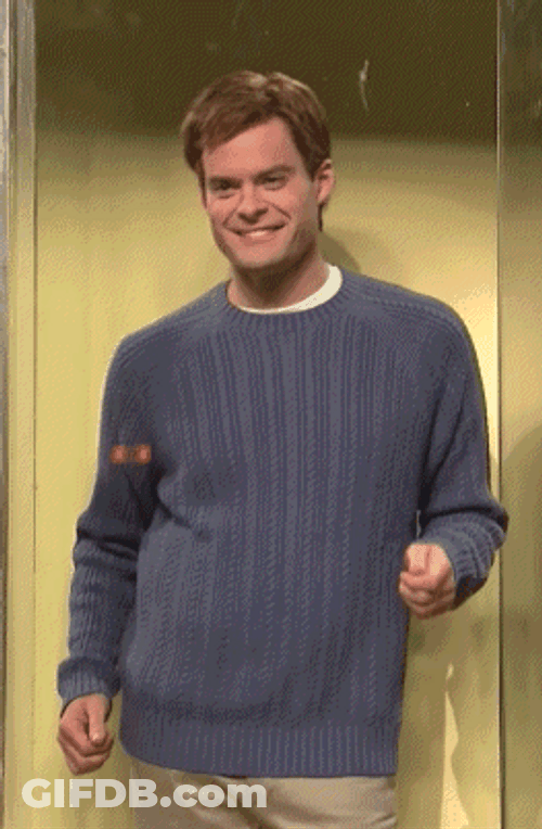 Teasing Bill Hader Dance GIF