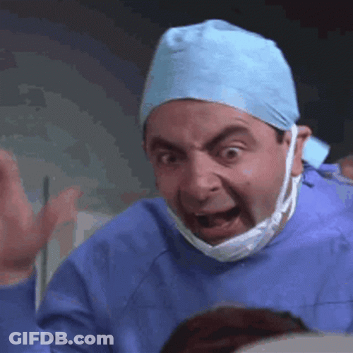 Teasing Doctor Funny Mr. Bean GIF