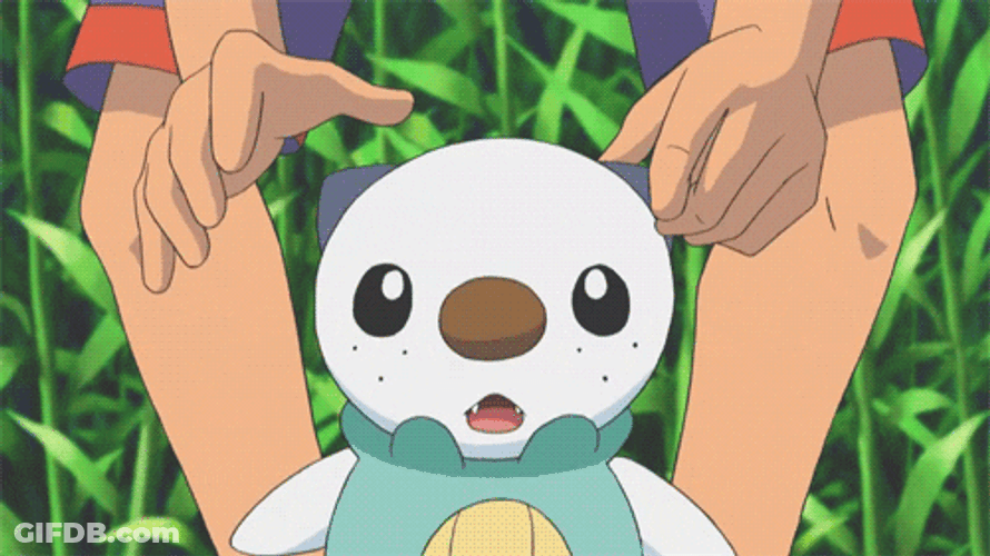 Teasing Ears Oshawott Pokemon GIF