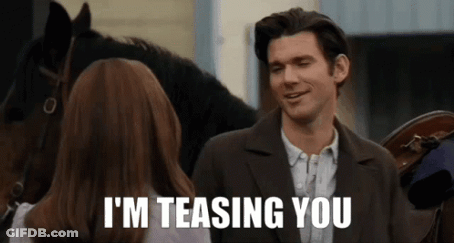 Teasing Nathan Grant GIF