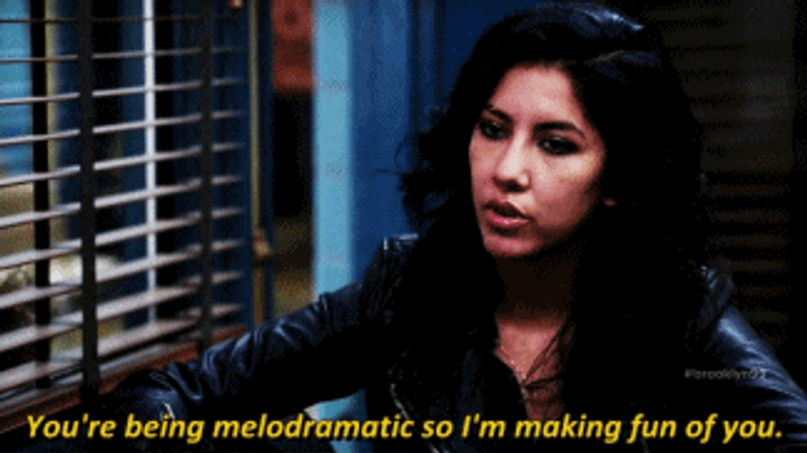 Teasing Rosa Diaz Brooklyn Nine-Nine GIF