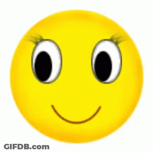 Teasing Wink Smiley Face Emoji GIF