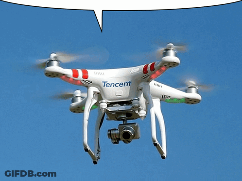 Tecent Drone Flying GIF