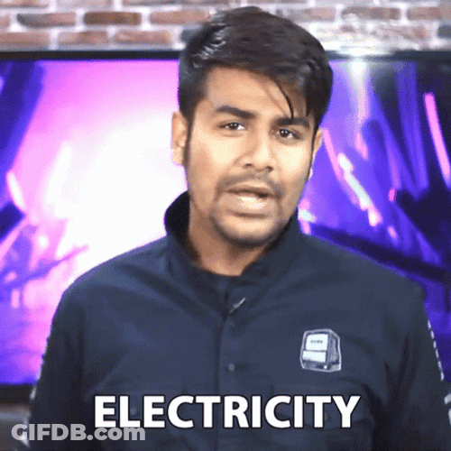 Techie Sagar Electricity Talk GIF