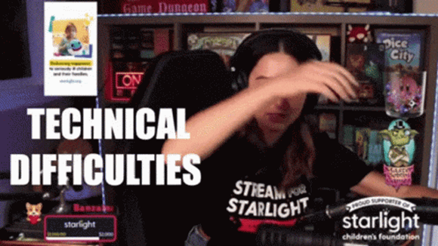 Technical Difficulties Banzainator Microphone GIF
