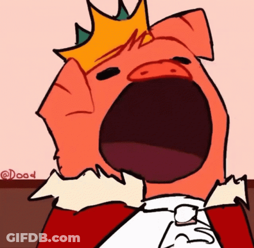 Technoblade Cartoon Being A Cry Baby GIF