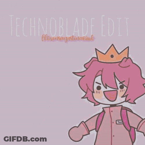 Technoblade Character Tribute Loop Clip GIF
